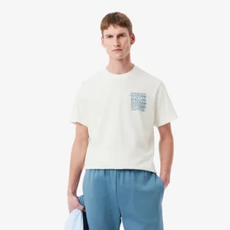 Erkek Pamuklu Jersey Grafik Tişört