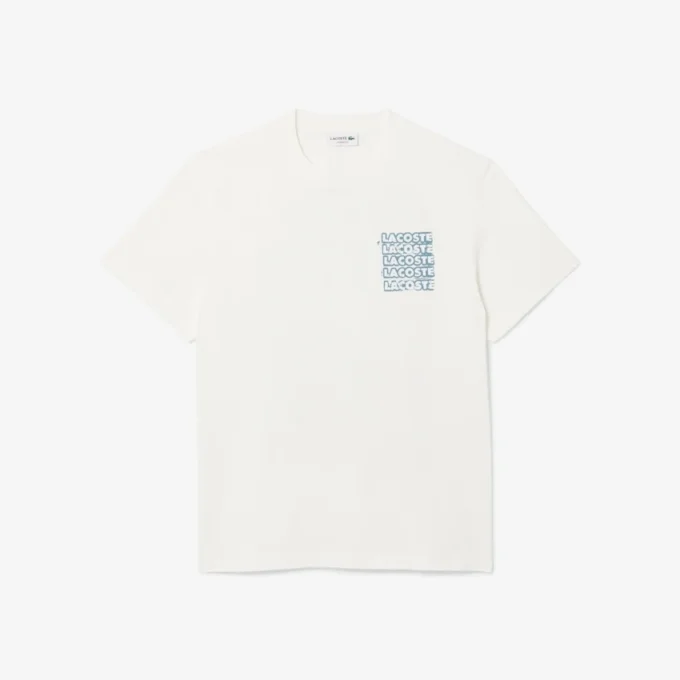 Erkek Pamuklu Jersey Grafik Tişört