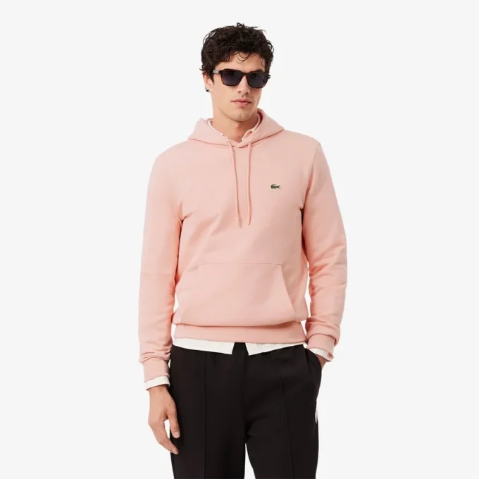 Erkek Pamuklu Polar Kapüşonlu Sweatshirt