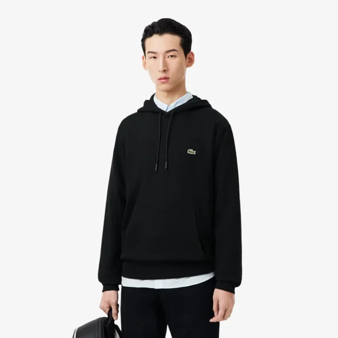 Erkek Pamuklu Polar Kapüşonlu Sweatshirt