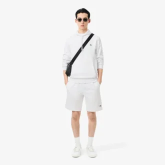 Erkek Pamuklu Polar Kapüşonlu Sweatshirt