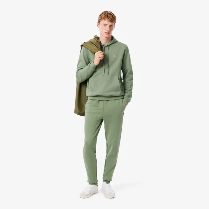 Erkek Pamuklu Polar Kapüşonlu Sweatshirt