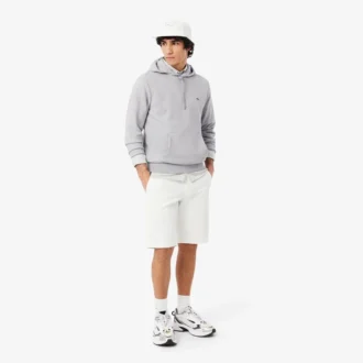 Erkek Pamuklu Polar Kapüşonlu Sweatshirt