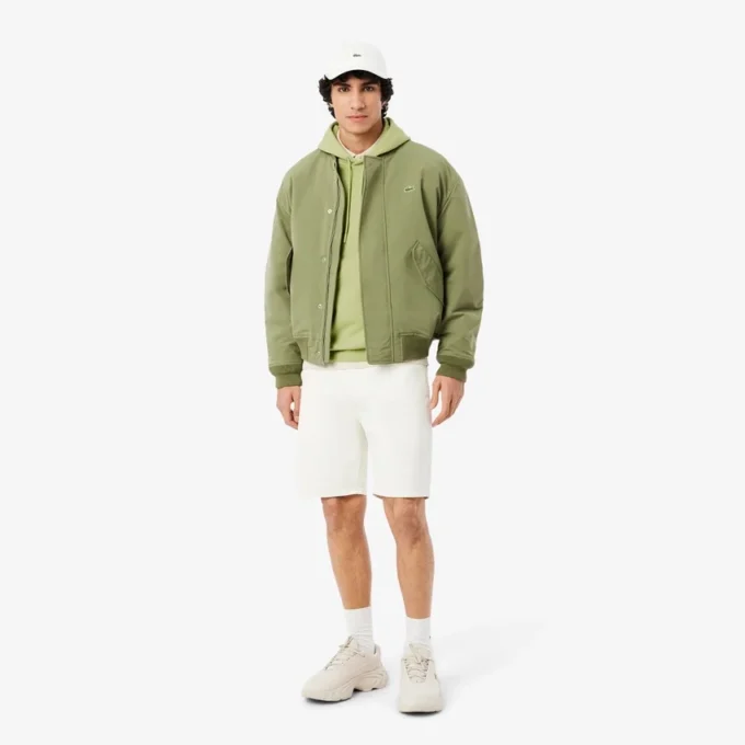 Erkek Pamuklu Polar Kapüşonlu Sweatshirt
