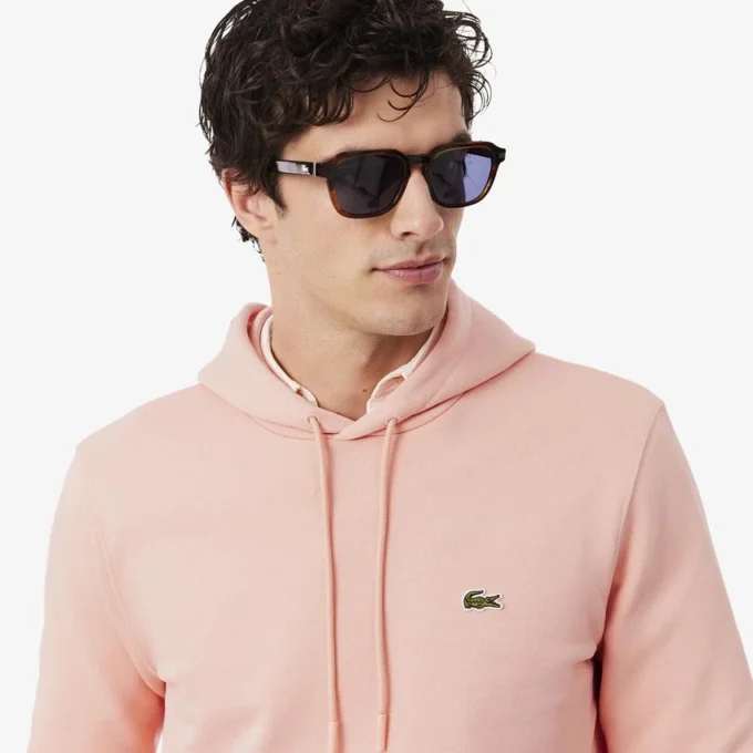 Erkek Pamuklu Polar Kapüşonlu Sweatshirt