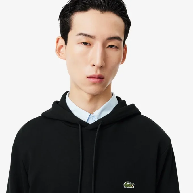 Erkek Pamuklu Polar Kapüşonlu Sweatshirt