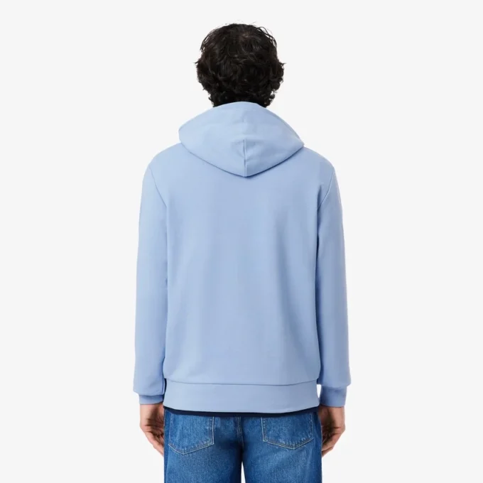 Erkek Pamuklu Polar Kapüşonlu Sweatshirt