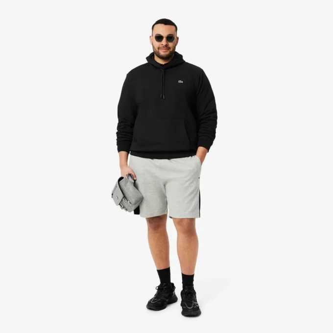 Erkek Pamuklu Polar Kapüşonlu Sweatshirt