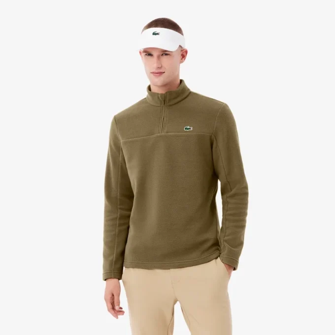 Erkek Polar Fleece Çeyrek Fermuarlı Golf Üstü