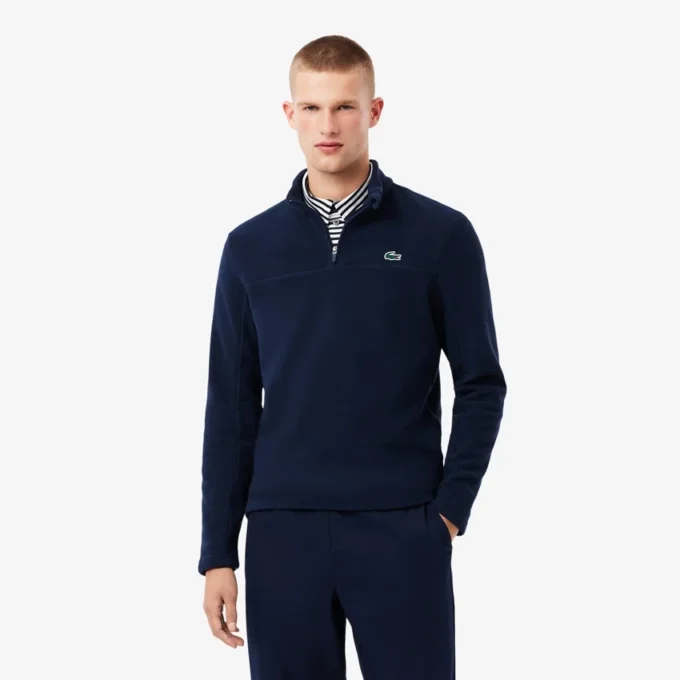 Erkek Polar Fleece Çeyrek Fermuarlı Golf Üstü