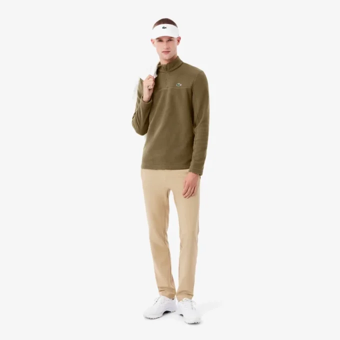 Erkek Polar Fleece Çeyrek Fermuarlı Golf Üstü