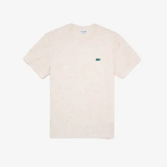Erkek Regular Fit Benekli Desenli Pamuklu Jersey Tişört