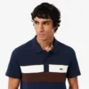 Erkek Regular Fit Colorblock Petit Piqua Polo Tişört