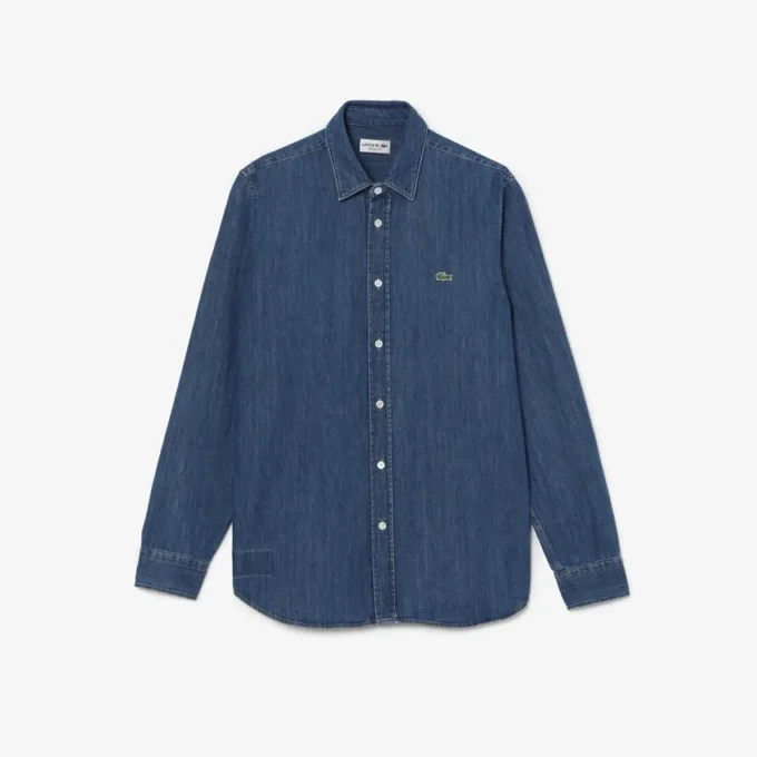 Erkek Regular Fit Denim Gömlek