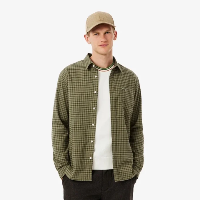 Erkek Regular Fit Ekose Flanel Gömlek