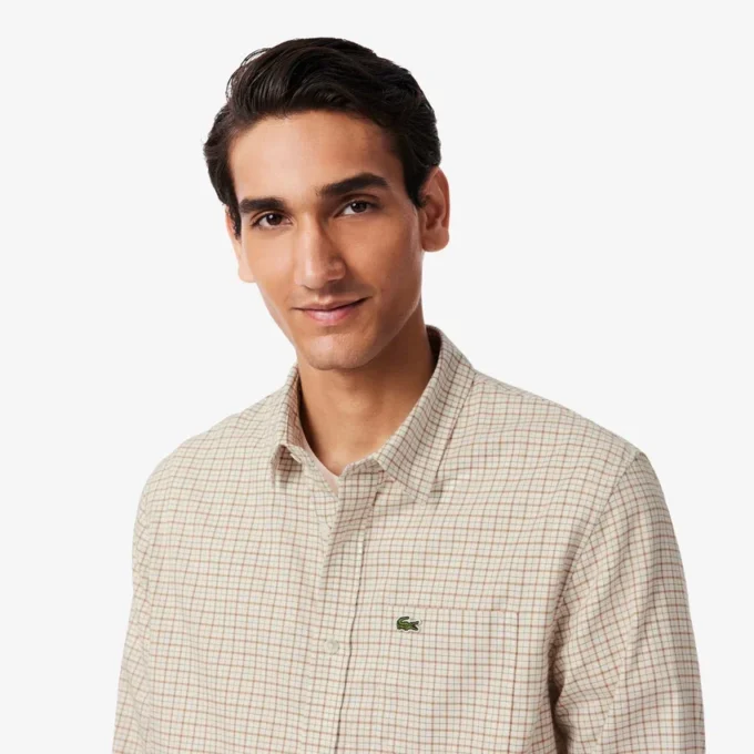Erkek Regular Fit Ekose Flanel Gömlek