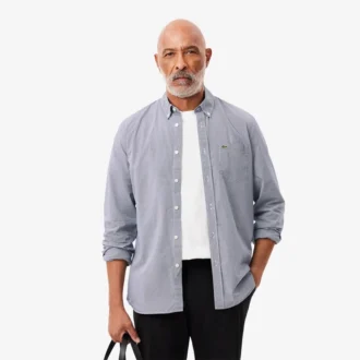 Erkek Regular Fit Gingham Poplin Gömlek