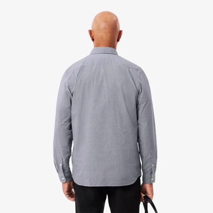 Erkek Regular Fit Gingham Poplin Gömlek