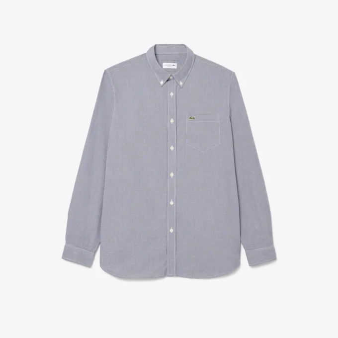 Erkek Regular Fit Gingham Poplin Gömlek