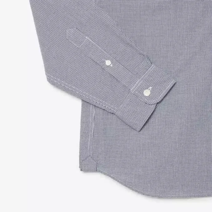 Erkek Regular Fit Gingham Poplin Gömlek