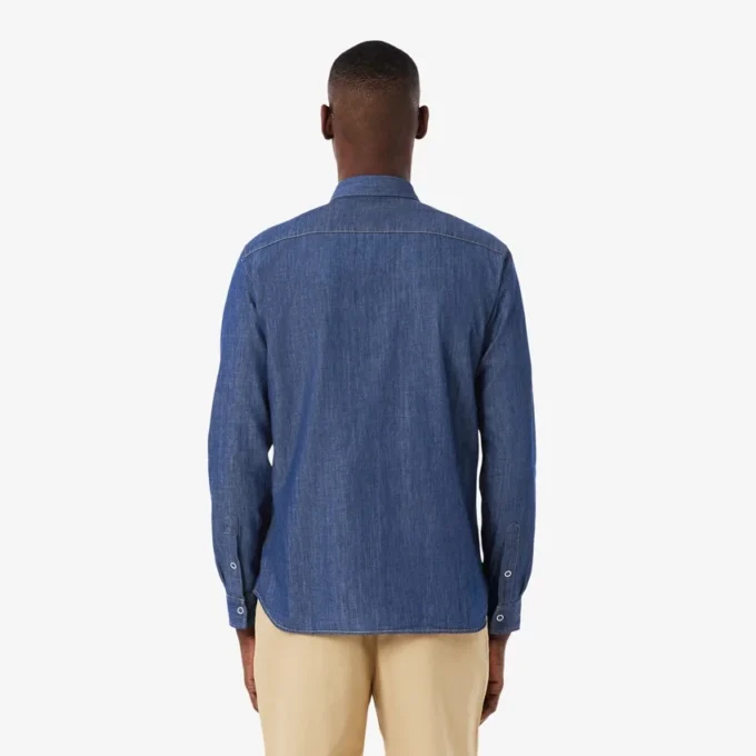 Erkek Regular Fit Hafif Denim Gömlek