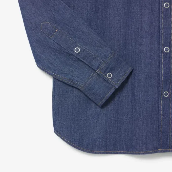 Erkek Regular Fit Hafif Denim Gömlek