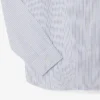 Erkek Regular Fit Çizgili Düğmeli Gömlek