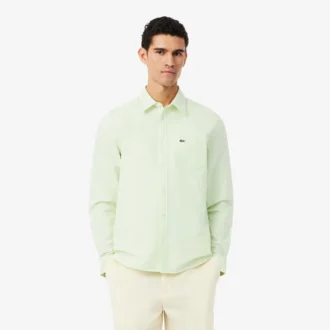 Erkek Regular Fit Çizgili Oxford Gömlek