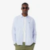 Erkek Regular Fit Çizgili Oxford Gömlek