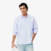 Erkek Regular Fit Çizgili Oxford Gömlek