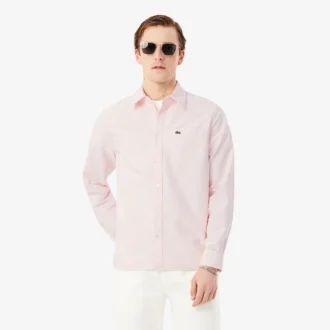 Erkek Regular Fit Çizgili Oxford Gömlek