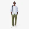 Erkek Regular Fit Çizgili Oxford Gömlek