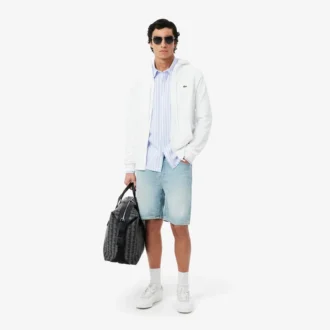Erkek Regular Fit Çizgili Oxford Gömlek