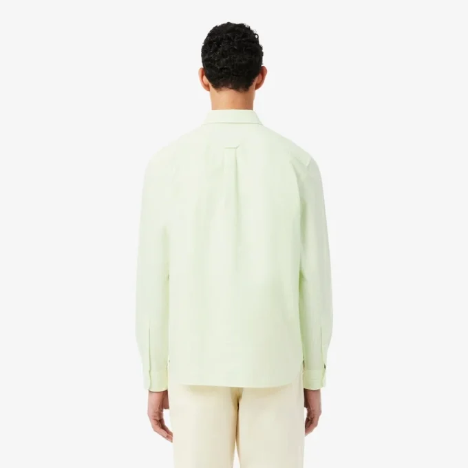Erkek Regular Fit Çizgili Oxford Gömlek