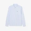 Erkek Regular Fit Çizgili Oxford Gömlek