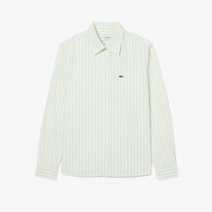 Erkek Regular Fit Çizgili Oxford Gömlek