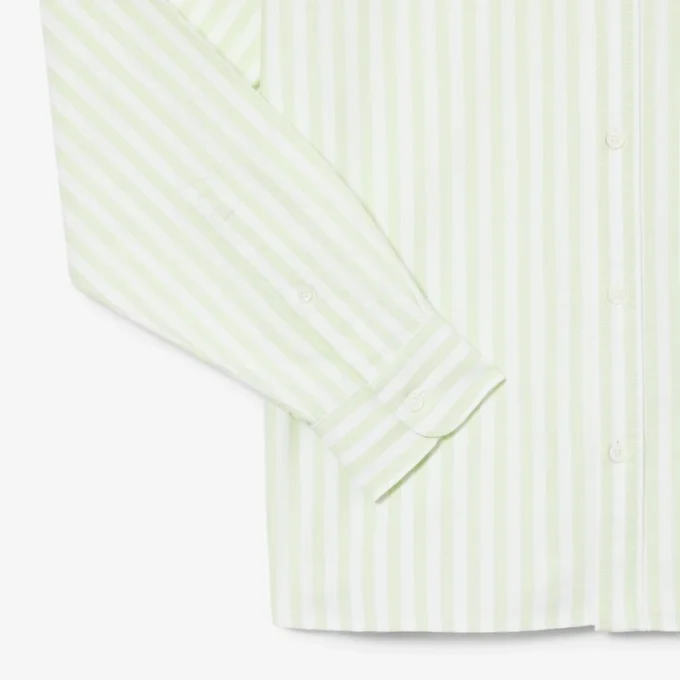 Erkek Regular Fit Çizgili Oxford Gömlek