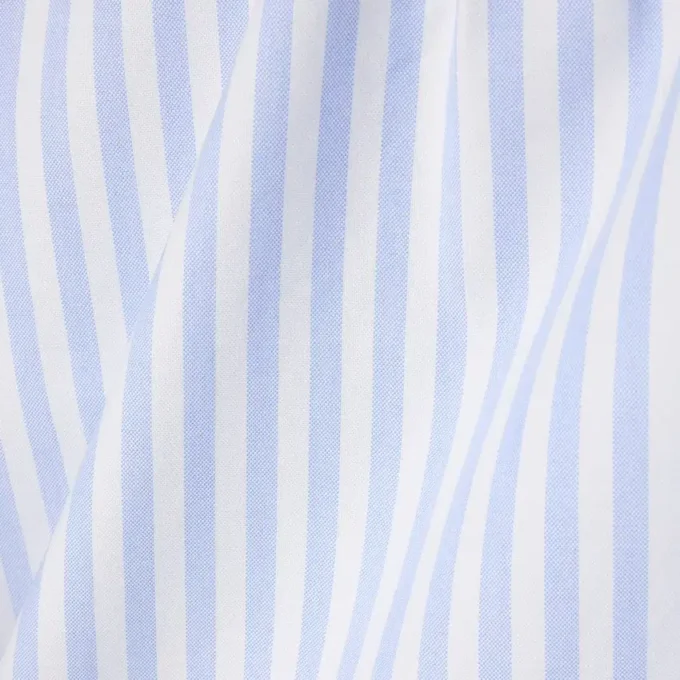 Erkek Regular Fit Çizgili Oxford Gömlek