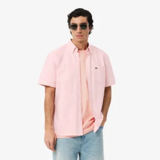 Erkek Regular Fit Kısa Kollu Oxford Gömlek