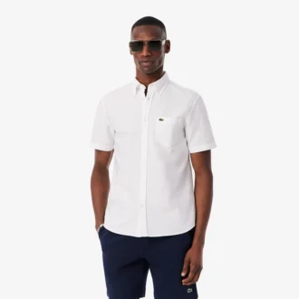 Erkek Regular Fit Kısa Kollu Oxford Gömlek