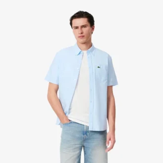 Erkek Regular Fit Kısa Kollu Oxford Gömlek