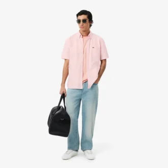 Erkek Regular Fit Kısa Kollu Oxford Gömlek