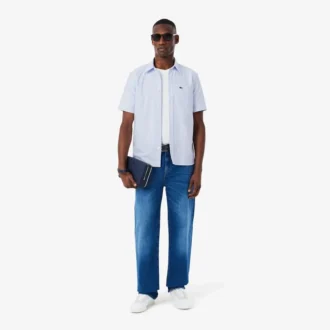 Erkek Regular Fit Kısa Kollu Oxford Gömlek