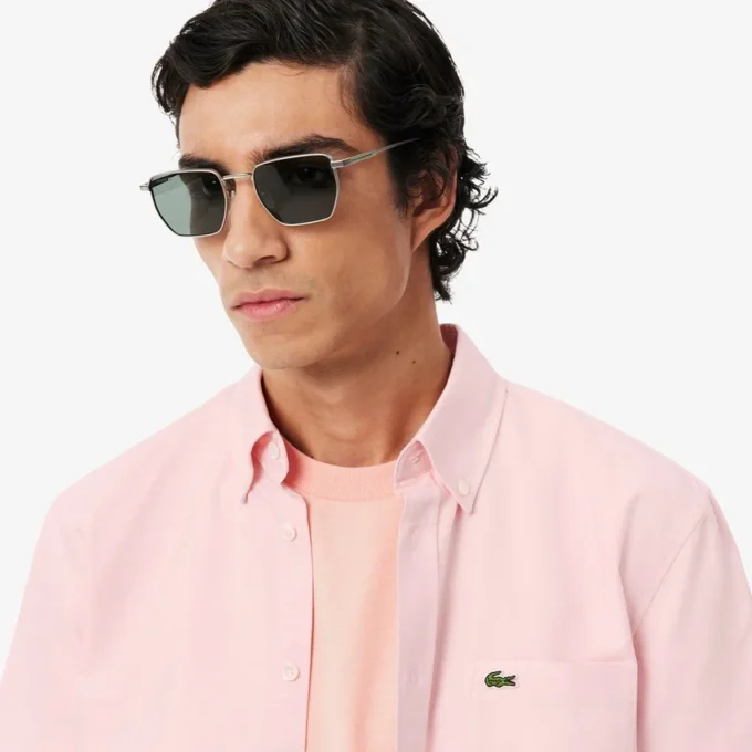 Erkek Regular Fit Kısa Kollu Oxford Gömlek