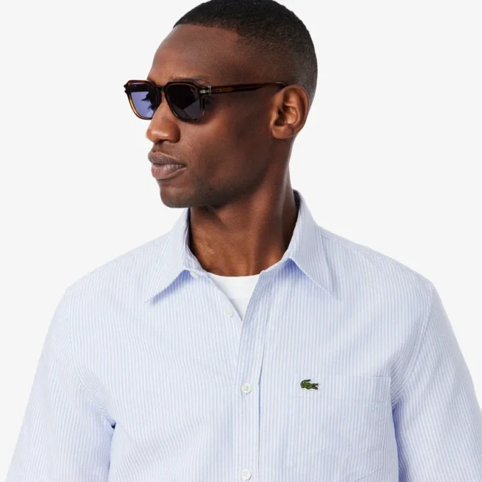 Erkek Regular Fit Kısa Kollu Oxford Gömlek