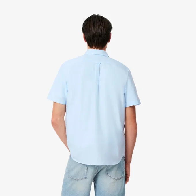 Erkek Regular Fit Kısa Kollu Oxford Gömlek