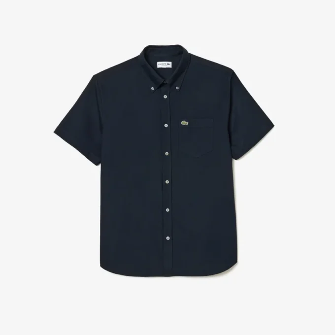 Erkek Regular Fit Kısa Kollu Oxford Gömlek