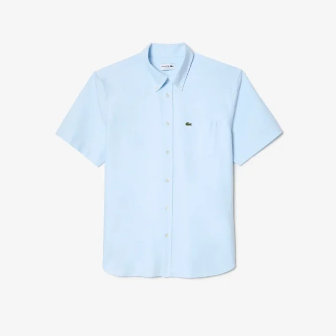 Erkek Regular Fit Kısa Kollu Oxford Gömlek