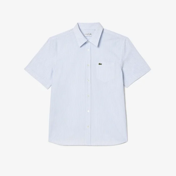 Erkek Regular Fit Kısa Kollu Oxford Gömlek
