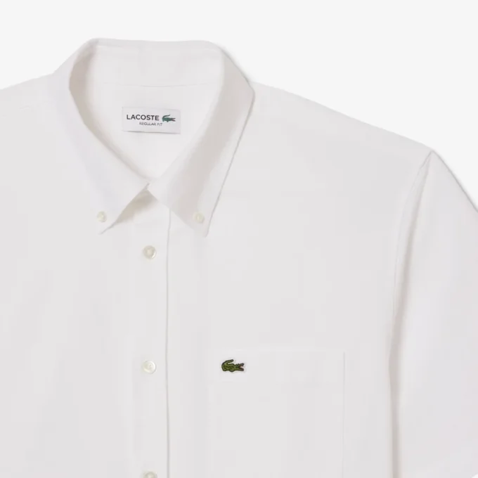 Erkek Regular Fit Kısa Kollu Oxford Gömlek